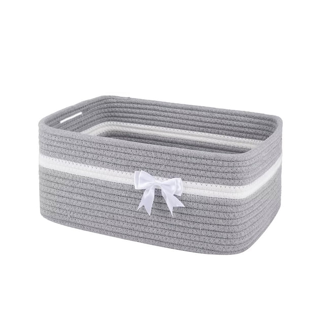 Materiales de buena calidad: Hecho de algodón de buena calidad, es transpirable e inodoro, adecuado para guardar ropa y juguetes.