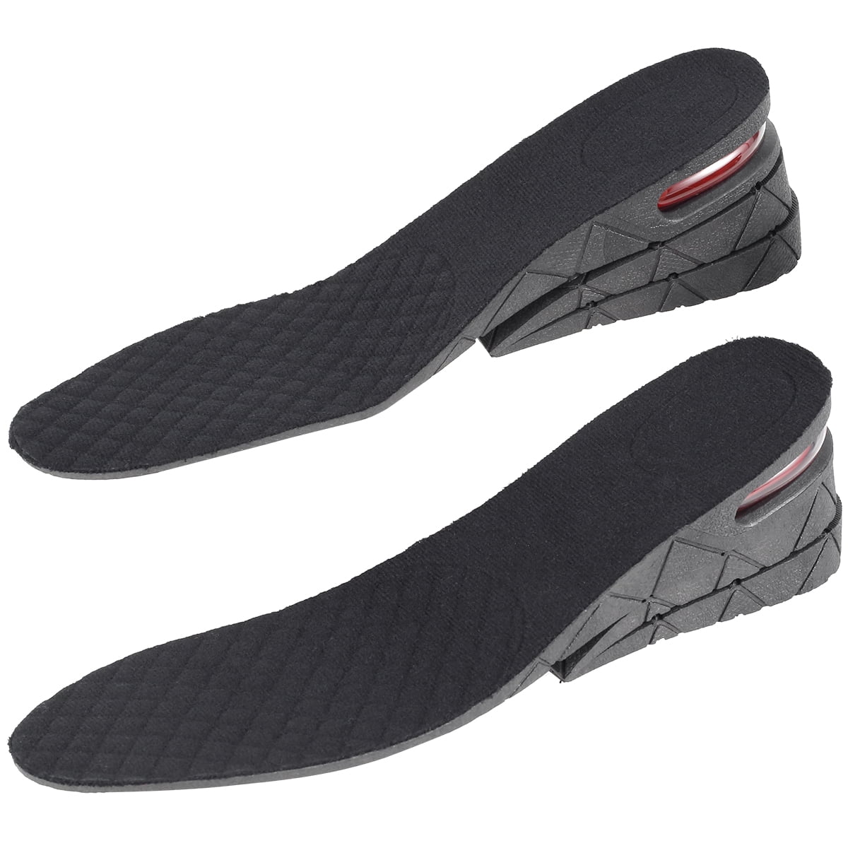 Left and Right 3 Layer Man 6 cm 2.5 inches Increase Height Insole Taller Pad 