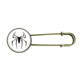 thumbnail image 1 of Insecto araña Negro Telaraña ilustración EsES Broche De Broche De Metal Antiguo Unbranded M, 1 of 3