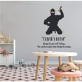 thumbnail image 2 of ANIME - Vinyl Personalized Name Karate Martial Arts Gym Art Decal Sticker - Always Bed Yourself Unless You Can Be A Karate Martial Arts Gym Then Always Be A Karate Martial Arts Gym 32" x 40", 2 of 3
