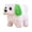 Green, variant on Black Black Simulation Puppy Pet Toy Dog For Kids Walks And Calls Electric Plush Patch Ear Dog