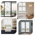 thumbnail image 7 of Beach Coastal Window Privacy Film, Nautical Shell Starfish Coral Summer Static Cling UV Sun Blocking Heat Control Window Tint Day and Night, Non-Adhesive One Way Windows Privacy Cover 17.7''x39.3'', 7 of 7