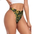 thumbnail image 6 of Sunflowers Fujiman Thongs for Women - No Show Seamless Womens Thongs Underwear, Soft Stretch G String Thongs for Women,Cuteness Ladies Breathable Thong Bikini Panties Briefs, 6 of 6