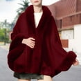 thumbnail image 2 of Cavosen Shawl Wrap Elegant Wraps Solid Soft Warm Scarves Versatile Evening Dresses Fall Everyday Wear, 2 of 4
