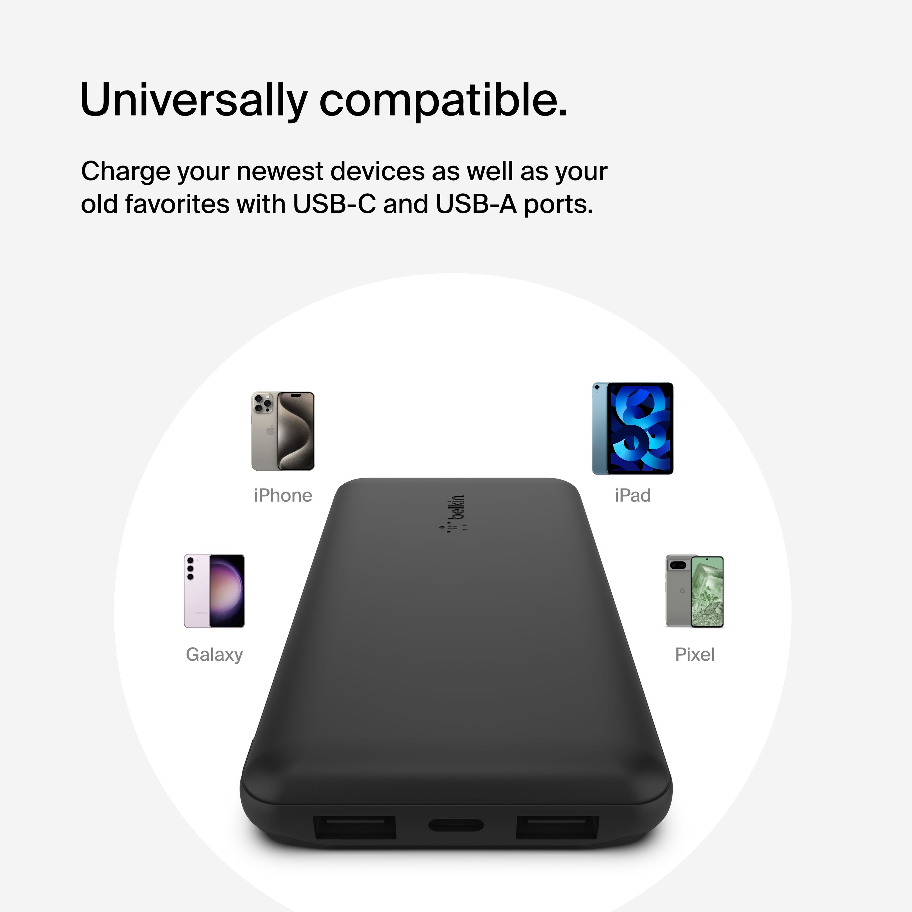 Belkin BoostCharge 10K USB-C Power Bank, Black photo 6
