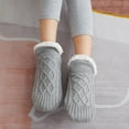 thumbnail image 5 of 1Pairs Slipper Socks Warm for Women Gifts , Gray, 5 of 9
