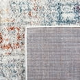 thumbnail image 6 of SAFAVIEH Berber Shag Clover Abstract Area Rug, Blue Rust/Ivory, 8' x 8' Square, 6 of 8