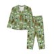thumbnail image 1 of Fotbe Cows And Calves Conjunto de Pijama de Manga Larga para Mujer con Estampado, Ropa de Dormir de 2 Piezas, Conjunto de Casa Suave y Cómodo con Bolsillos-XX-Large, 1 of 7