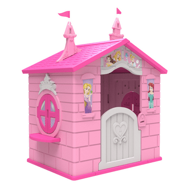Disney Princess Plastic Indoor,Outdoor Playhouse with Easy Assembly
