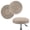 Khaki, variant on Round Bar Stool Cover Elastic Stretch Slipcover Fits 14-16 Inch Seat for Kitchen Counter Height Stool Protector Washable Home(Wine)