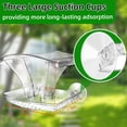 thumbnail image 2 of Comedero para Pájaros de Ventana KRUOO con Almacenamiento Impermeable de Semillas de 500 mL, 2 of 6