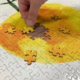 thumbnail image 4 of Ambesonne Yellow Jigsaw Puzzle Durable Cardboard, Watercolor Lemon Paint Print, 1000 pcs, Orange Yellow Green, 4 of 5