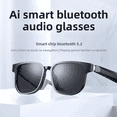 thumbnail image 4 of 2025 New Smart Glasses for Men ,Clear Bluetooth Sunglasses for Women with Polarized Lenses Anti-Blue Light, 144+ Languages Real-Time Translation,Built-in Microphone,Speaker (Color-V4), 4 of 6