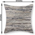 thumbnail image 6 of Blue Gray Pillow Covers 18x18 Set of 2 Modern Abstract Striped Throw Pillows Art Painting Decoration Pillow Cases Linen Farmhouse Cushion Case Outdoor Decorative Throw Pillows for Couch Sofa, 6 of 7