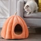 thumbnail image 4 of Nido para gatos de invierno cálido y cerrado, nido grande para gatos, extraíble y lavable, nido de calabaza para gatos, suministros para gatos, 4 of 5