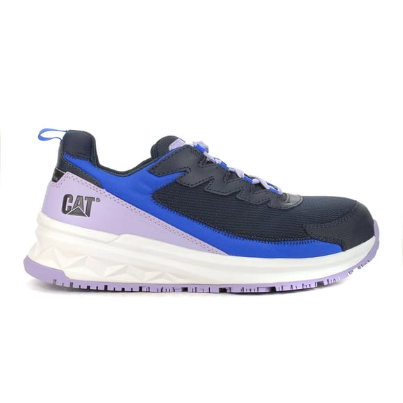 Caterpillar Women's Streamline Runner CSA Composite Toe Total Eclipse/Lilac Work Shoes<span> - </span>8