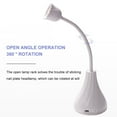 thumbnail image 3 of LED Lampe à Ongles 360degree Rotatif Col de Cygne Ongles Durcissement Lumière Main-Libre Vernis à Ongles Sèche Machine Mini Lotus USB Rechargeable Rapide Sèche Lampe de Guérison pour Gel à Ongles Bricolage Usage Domestique, 3 of 8