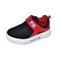 thumbnail image 1 of Chaussures Garçons Enfants Respirantes Espadrilles Décontractées Course Sport avec Crochet et Boucle (Rouge, 28), 1 of 6