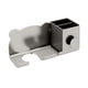 thumbnail image 2 of Organizador de herramientas para el pelo de pared - Cesta metálica para organizador de baño para secador de pelo, plancha y cepillos, montaje adhesivo sin taladrar, negro/gris/blanco, 2 of 7