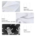 thumbnail image 4 of Haosy 2 Pack Kitchen Wash Cloths with Hanging Loops Absorbent Absorbent Quick Drying Hand Towels, Cartoon Mummy Dance, 4 of 7