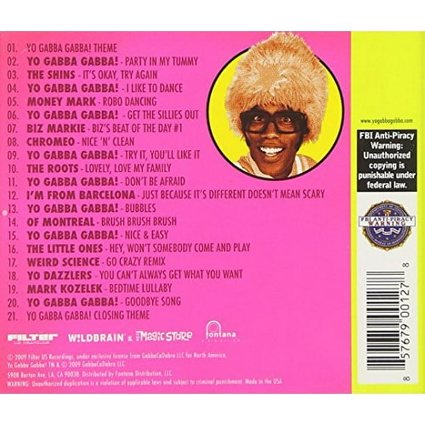 Yo Gabba Gabba - Music Is Awesome 1 [CD] 