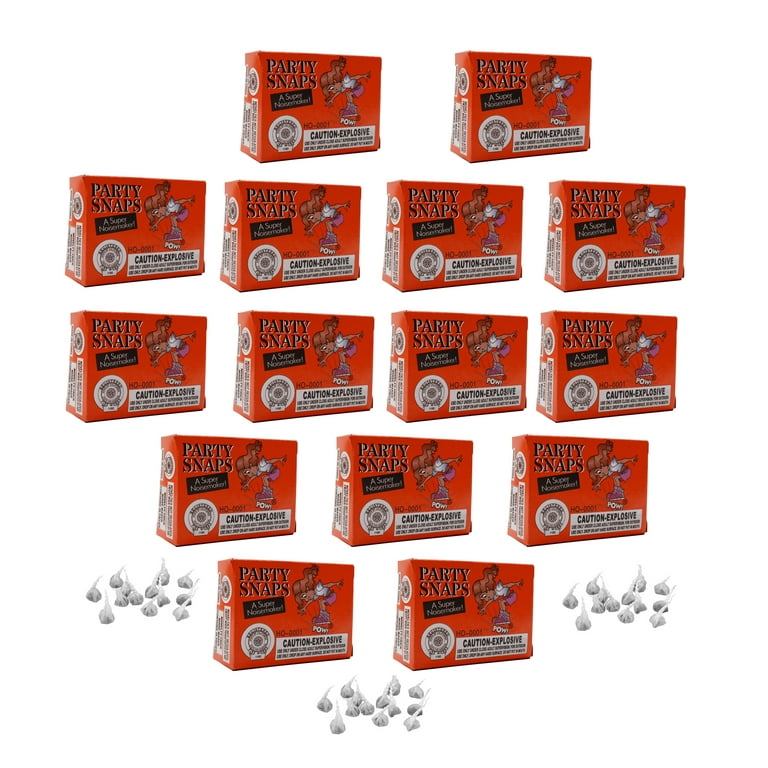 Nicky Bigs Novelties Party Snaps, 450 Count Poppers, Loud Noise