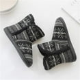 thumbnail image 5 of Men Women Slippers Hut Slipper High Lined Hut Boots Non-Slip Winter Slippers With Soft, 5 of 5