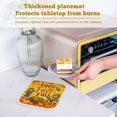 thumbnail image 6 of Happy Fall Pot Holders for Kitchen Heatproof Potholder, 4 Pack Thanksgiving Pumpkins Sunflowers Maple Hot Pads Multipurpose Oven Pads Terry Cloth Potholders Trivet for Cooking and Baking, 6 of 9