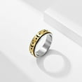 thumbnail image 6 of Meidiya Titanium Stainless Steel Spinner Rings Moon and Star Fidget Ring Stress Relieving Anxiety Ring Engagement Wedding Promise Anniversary Band for Women Men, 6 of 8