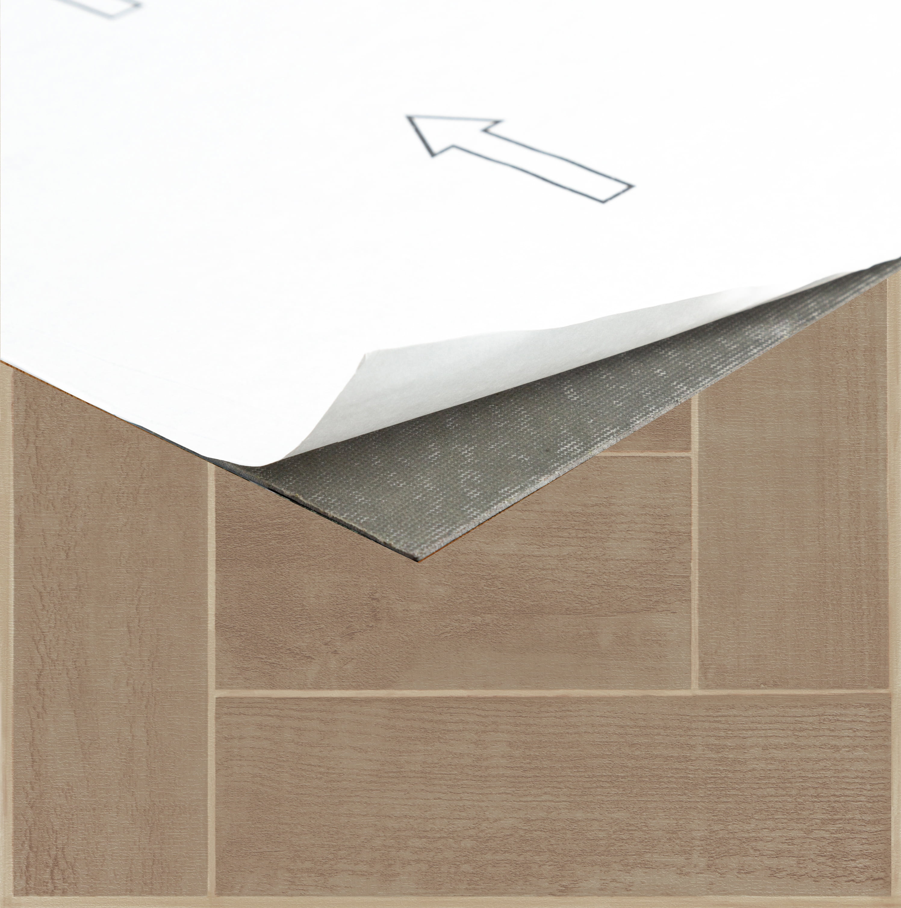 Achim 12"x12" 1.2mm Peel & Stick Vinyl Floor Tiles 45 Tiles/45 Sq. ft. Saddlewood