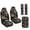 Dark Forest Camo, variant on Xixirimido 5Pcs Car Seat Covers & Seatbelt Covers & Center Console Cover Set Universal Auto Accessories Fit for SUV Sedan Van Truck Leather Front Seat Cover, Ethnic Tribal Wolf Dream Catcher