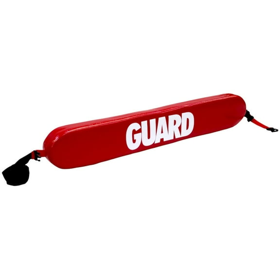 Kemp USAA 40" Rescue Tube with Plastic Clips and GUARD Logo, Red