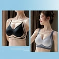 thumbnail image 7 of Hontri Bra Super Gather Bra Soft Comfortable Gather Bra Wireless Push Up Bra Lift Bra Women Lingerie Everyday Sports Bras Orange M, 7 of 7