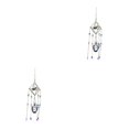 thumbnail image 4 of Advancent Crystal Suncatcher Colgante Rainbow Maker con marco de metal Decoración Wind Chime Adornos Ventana Interior Árbol de Navidad Type7 NO7, 4 of 6