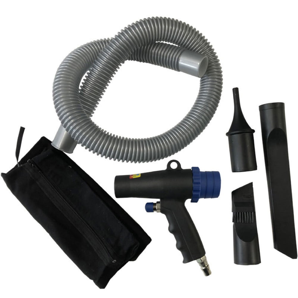 Air Vacuum Blower Gun Dual Function Pneumatic Gun Set Machine Cleaning Tool 1/4" 