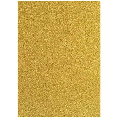 Gold Glitter Cardstock Paper 20 Sheets for DIY Crafts, Scrapbooking, Birthday Wedding Decorations 250GSM, 8x12 Inch Non-Adhesive, Gold