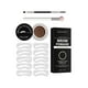 thumbnail image 4 of Conjunto para dar forma a las cejas, crema para cejas, maquillaje de ojos, maquillaje reutilizable para mujeres y hombres, resistente al agua, secado Chocolate Yinane Modelado de cejas, 4 of 8