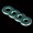 Green, variant on 4pcs Car Inner Door Lock Covers, Rhinestone Pull Rod Bolt Decoration Stickers, Auto Universal Sparkly Door Bolt Cap