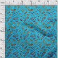 thumbnail image 2 of oneOone Georgette Viscose Aqua Blue Fabric Batik Sewing Craft Projects Fabric Prints By Yard 42 Inch Wide, 2 of 4