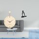 thumbnail image 2 of Reloj de pared,Reloj de pared decorativo para sala de estar,silencioso,Figura de escritorio,Escultura abstracta de pensador para decoración de oficina y hogar.,Figura decorativa de, 2 of 8
