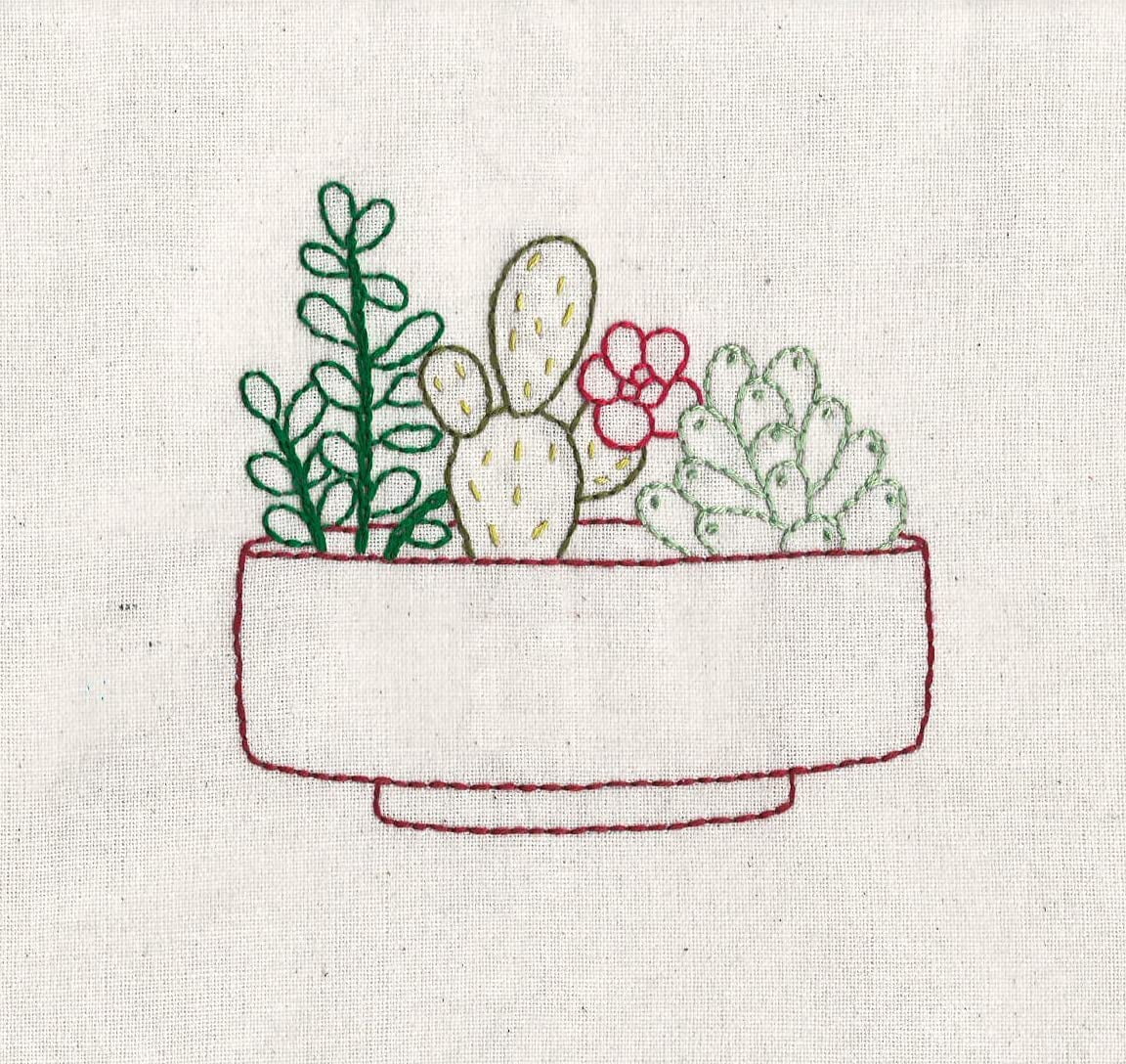 (3 pack) Stitcher's Revolution Desert Bloom Iron-on Transfer Pattern for Embroidery