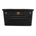 thumbnail image 2 of Caja Multiusos Plásticos La Ardilla Rattan con Tapa Chica 9 Litros Negro, 2 of 4
