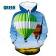 thumbnail image 5 of Sudadera con capucha colorida con globo aerostático para hombres y mujeres, sudadera con capucha deportiva informal con estampado 3D, sudadera con capucha con patrón de globo aerostático de pavo para, 5 of 5
