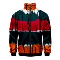 thumbnail image 3 of Chaqueta con estampado 3D de espiral de colores a la moda para hombre, estilo hip hop, de gran tamaño, con cremallera y personalidad, para niños y mujeres, 3 of 5