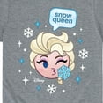 thumbnail image 3 of Disney Emoji - Elsa Snow Queen - Toddler And Youth Short Sleeve Graphic T-Shirt, 3 of 5