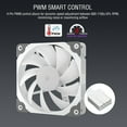 thumbnail image 4 of Vetroo V5 White CPU Air Cooler w/ 5 Heat Pipes 120mm PWM Processor Cooler for Intel LGA 1700/1200/115X AMD Ryzen AM4 w/Addressable RGB Lighting Sync, 4 of 7