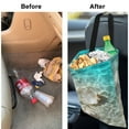 thumbnail image 6 of Yuyamidu Starfish Car Garbage Bags Shell Auto Trash Bag Accessories Hanging Garbage Bag for Truck Car SUV Van Waterproof Car Trash Can with Snap Buttons Strap, 6 of 7