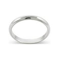 thumbnail image 2 of Womens Classic 3mm Sterling Silver Wedding Band, Ring Size 9, 2 of 4