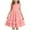 Pink, variant on TGSLY Girls Princess Dresses Cute Flutter Sleeve A-Line Beach Sundress Casual Summer Double Layer Ruffled Tiered Swing Midi Dress Yellow 9-10 Years