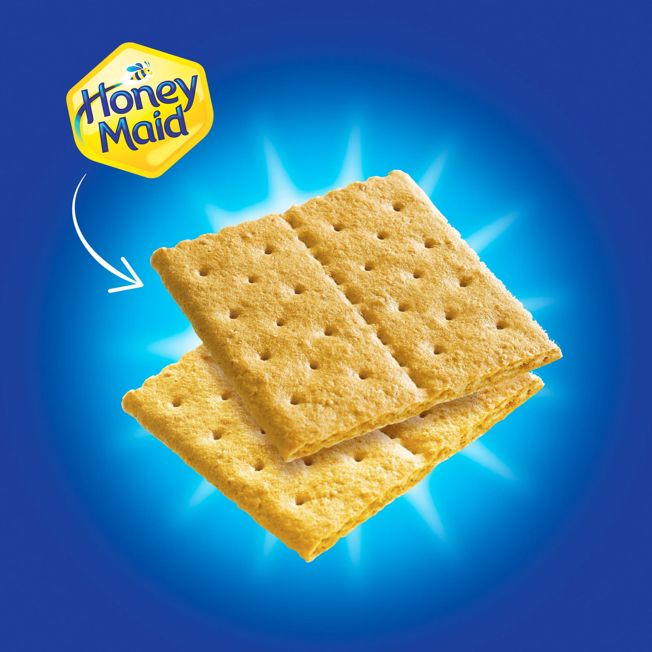 HONEY MAID Graham Crackers, Lunch Snacks, Party Size, 28.8 oz